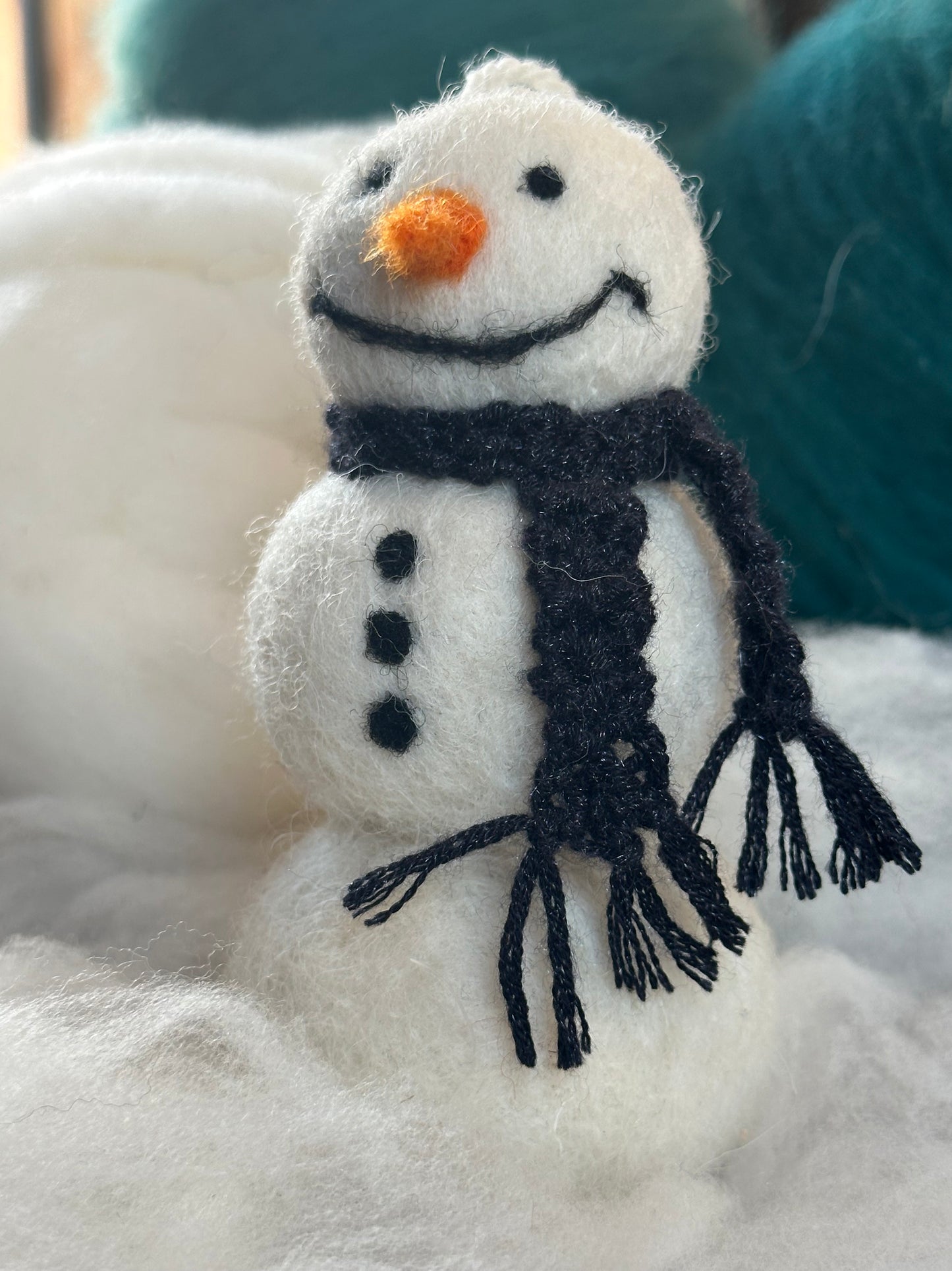 Needle Felted Snowman